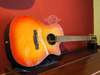 Fender GA45SCE Grand Auditorium 2014 Cherry Burst